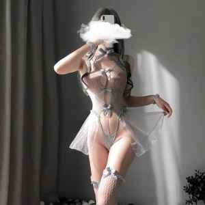 【情趣内衣】性感镂空连体网衣X3307 耶妮娅