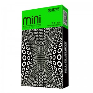 【避孕润滑】倍力乐小时代MINI安全套10只装（绿黄粉包装随机发）