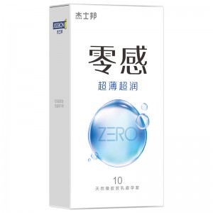 【避孕润滑】 ZERO零感·超薄超润 10片装 杰士邦