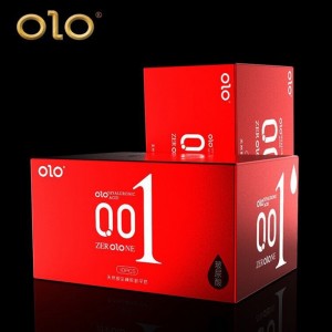 【避孕润滑】玻尿酸001果冻盒升级版10只装红色 OLO