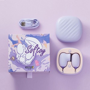 【女用器具】小粉饼双线吸吮跳蛋 杰士邦