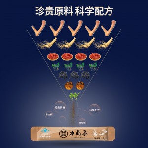 【护理保健】蓝盒力鼎茶 小盒装 三也真品