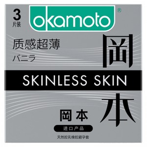 【避孕润滑】质感超薄3只装 冈本