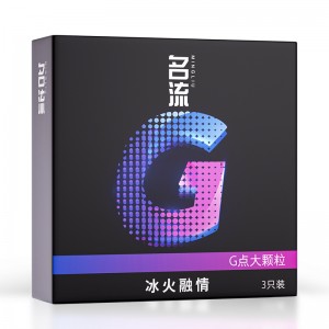 【避孕润滑】G点大颗粒冰火融情3只装 名流(CP)