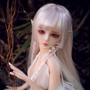 【男用器具】二次元全硅胶实体娃娃森精灵60cm 虞姬（一件代发）