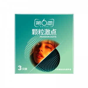 【避孕润滑】颗粒激点3只装 第6感(CP)